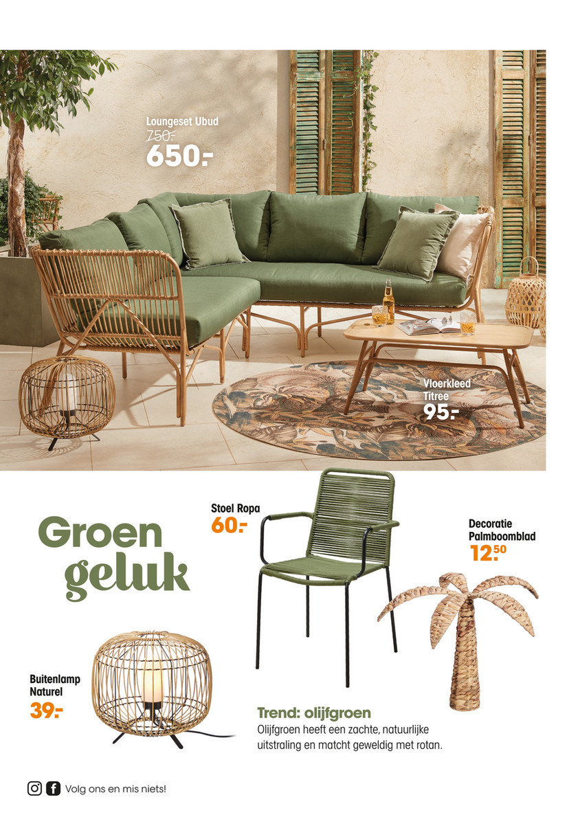 Herhaald Bek Previs site Kwantum Magazine NL - Tuinmagazine 2021 - Tuinstoel Ropa Groen